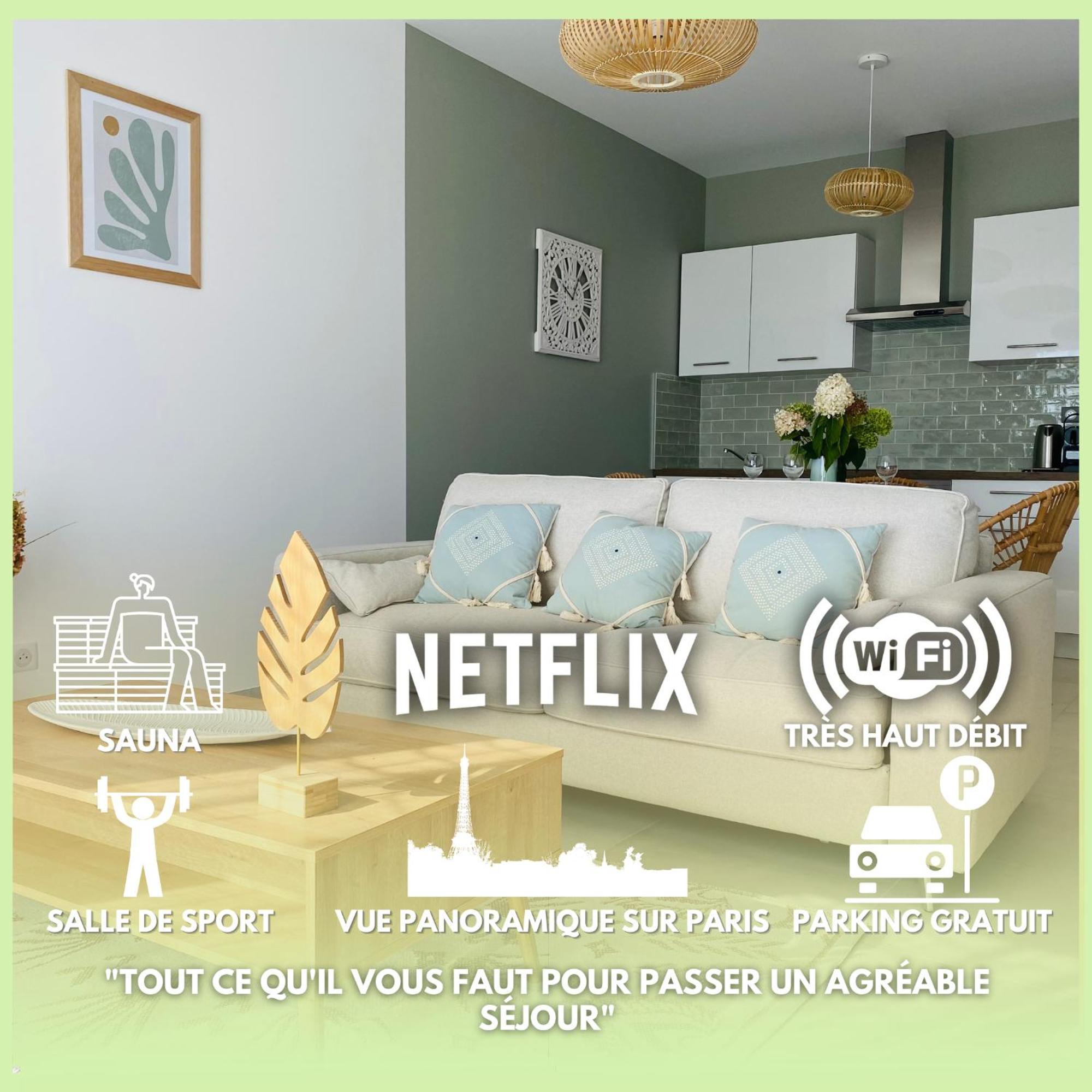La Villa Perchee Calme, Sauna, Parking Prive Saint-Prix (Val d'Oise) Exterior foto